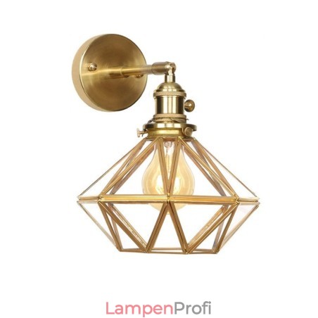 Moderne Wandleuchte mit Glasschirm Moderne Wandleuchte mit Glasschirm