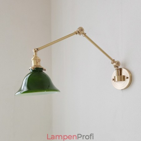 Moderne Wandleuchte mit Glasschirm Moderne Wandleuchte mit Glasschirm