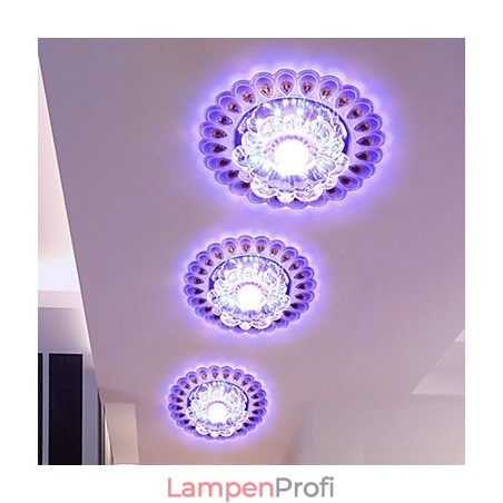 Kristall Deckenleuchte Spotlight SMD 3W Kreative Lampe Leuchtstoffröhre Bunte Farbe Dome Licht Kristall Deckenleuchte Spotlight SMD 3W Kreative Lampe Leuchtstoffröhre Bunte Farbe Dome Licht