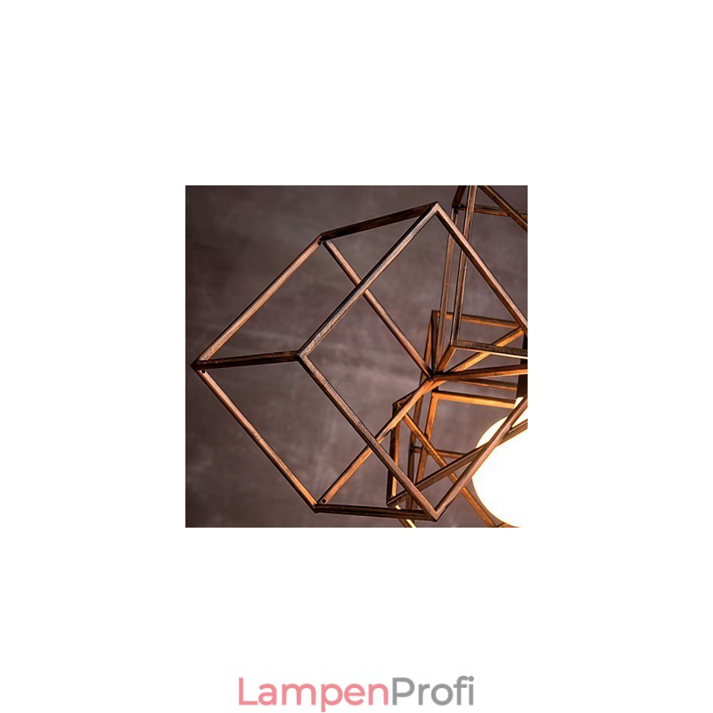 Pendant 1 Light Vintage Minimalist Iron Painting Chandelier