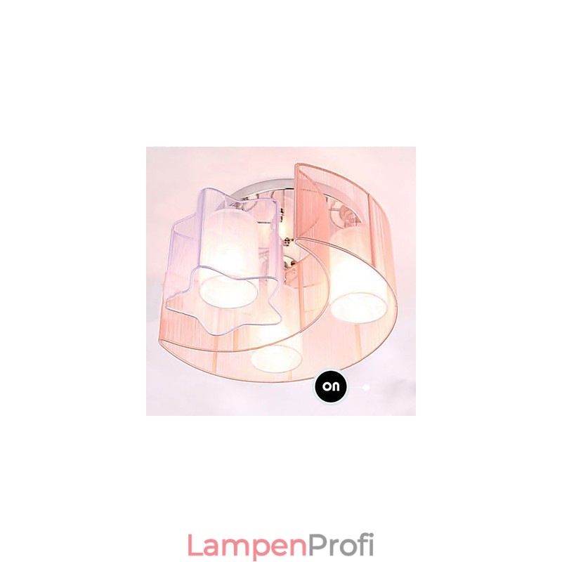 Zeichnung Linie Romantische Sterne Der Mond Absorbieren Kuppel Licht Lampe