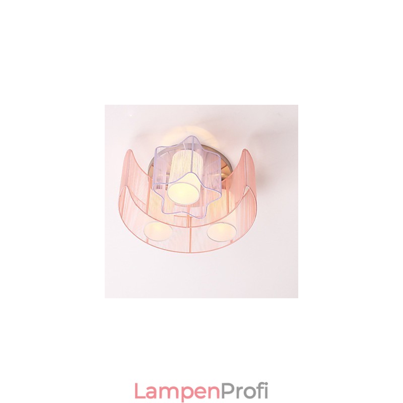 Zeichnung Linie Romantische Sterne Der Mond Absorbieren Kuppel Licht Lampe