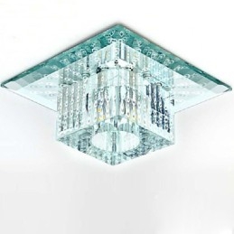 Mini Kristall Deckenleuchte Spotlight SMD 3W Kreative Lampe Leuchtstoffröhre Bunte Farbe Quadratische Kuppelleuchte