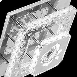 Flush Mounted Crystal Modern Contemporary Living Bett Kinder