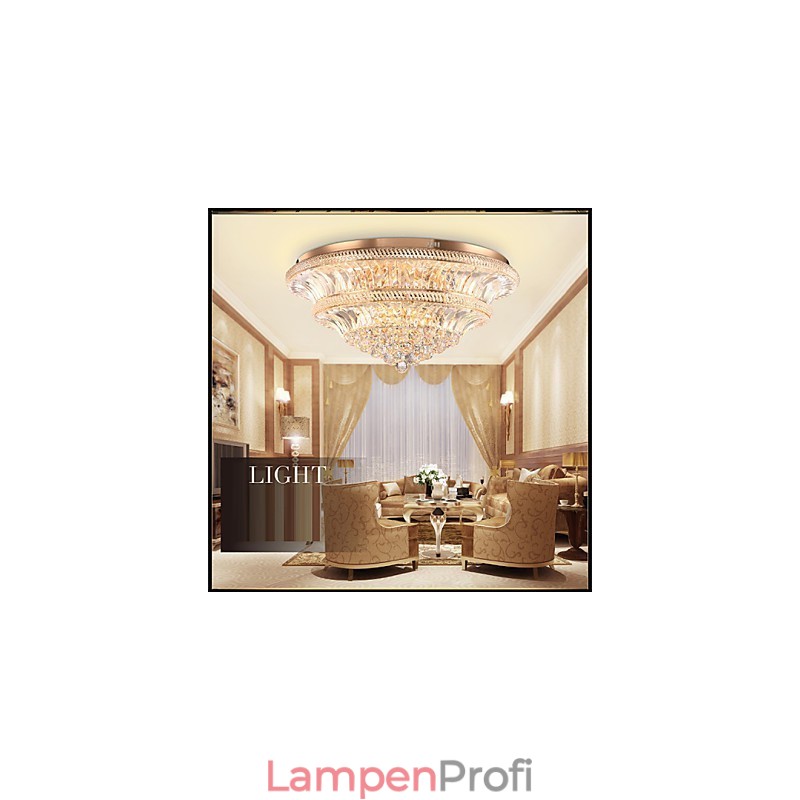 Moderne Luxus 9Moderne Kristall Deckenleuchte Absorbieren Kuppel Licht Durchmesser 80CM