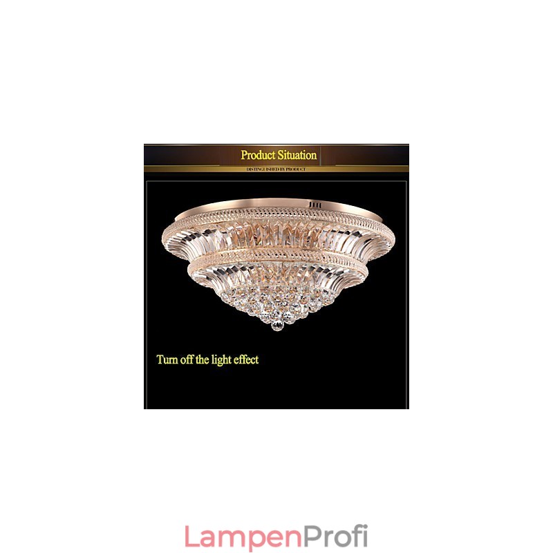 Moderne Luxus 9Moderne Kristall Deckenleuchte Absorbieren Kuppel Licht Durchmesser 80CM