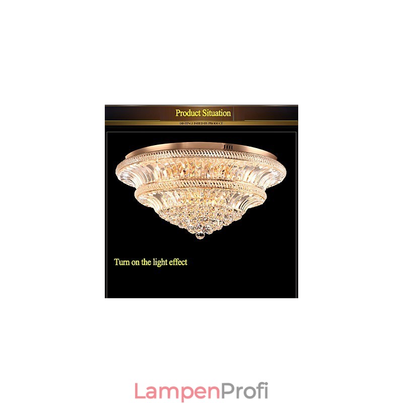Moderne Luxus 9Moderne Kristall Deckenleuchte Absorbieren Kuppel Licht Durchmesser 80CM