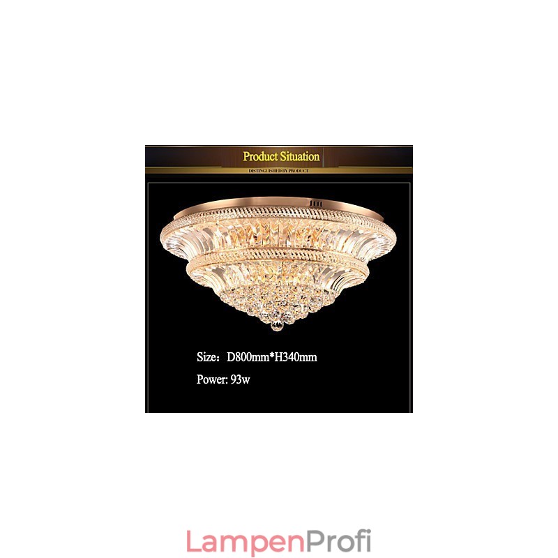 Moderne Luxus 9Moderne Kristall Deckenleuchte Absorbieren Kuppel Licht Durchmesser 80CM