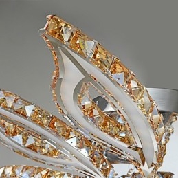 Moderne zeitgenössische Unterputzmontage aus Metall