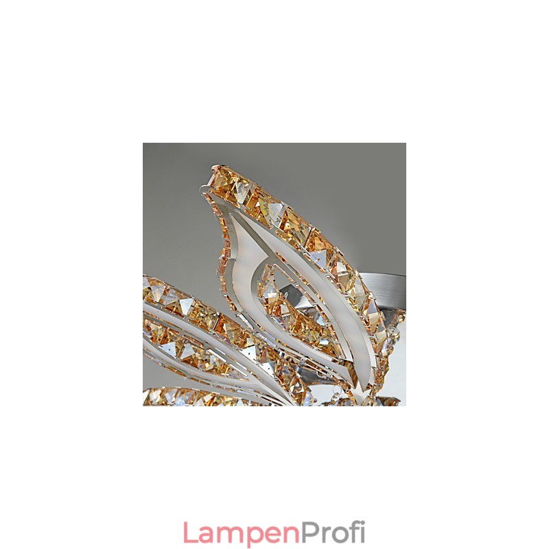 Moderne zeitgenössische Unterputzmontage aus Metall