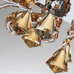 Moderne zeitgenössische Unterputzmontage aus Metall