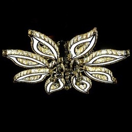 Moderne zeitgenössische Unterputzmontage aus Metall