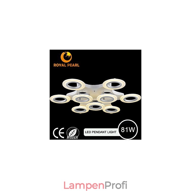 Warmweiße, heiß verkaufte Kreis-Pendelleuchte für Einkaufszentrum