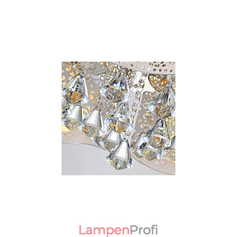 Flush Mount Crystal Modern Contemporary Metal