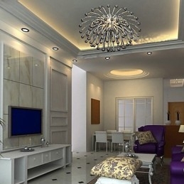 Künstlerische Deckenleuchte mit 1 Licht