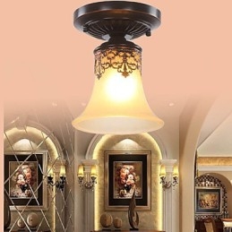 Europa Typ Stil Ländlichen Klassischen Absorbieren Kuppel Licht Lampe