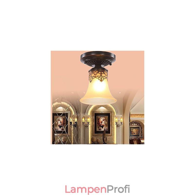 Europa Typ Stil Ländlichen Klassischen Absorbieren Kuppel Licht Lampe