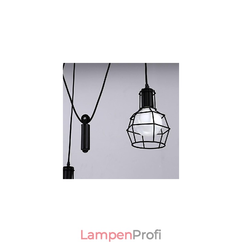 Traditionelle Klassische Vintage Retro Laterne Land Mini Stil Malerei Metall Anhänger Licht Esszimmer