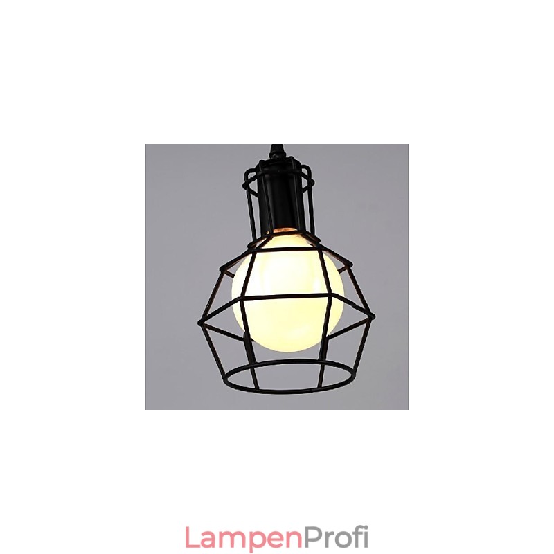 Traditionelle Klassische Vintage Retro Laterne Land Mini Stil Malerei Metall Anhänger Licht Esszimmer