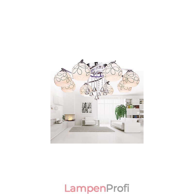 Kronleuchter Modern Crystal Living 8 Lichter