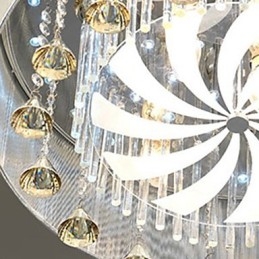 Unterputz Kristall Modern Zeitgenössisch Glas