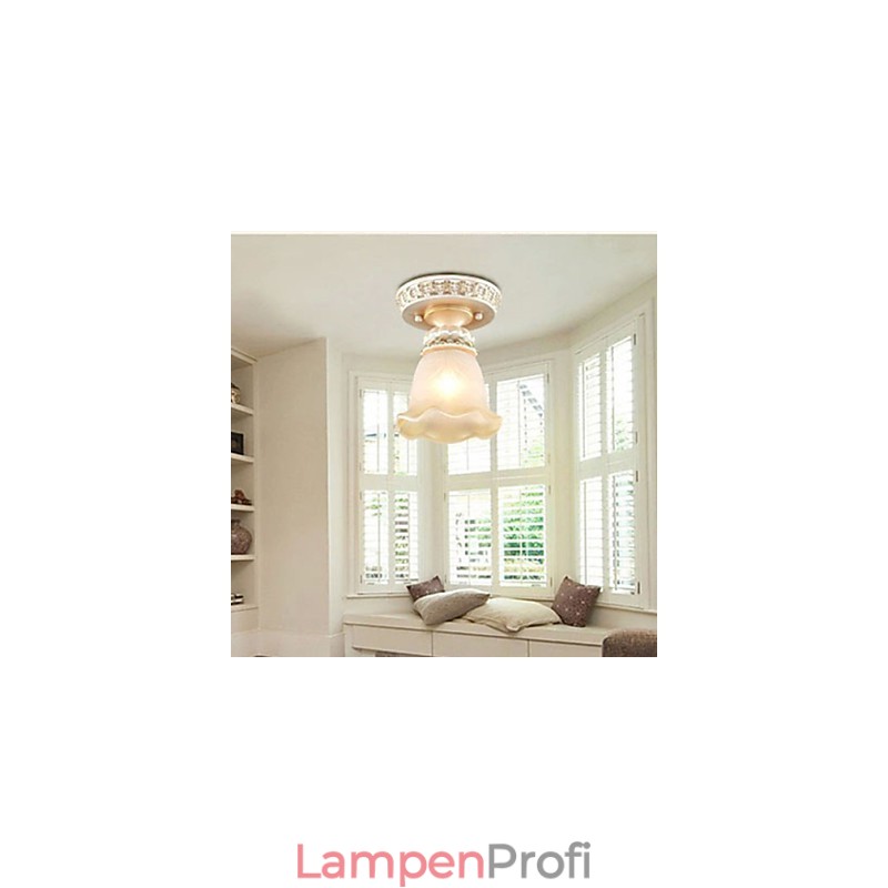 Traditionelle, klassische Einbaustrahler im Mini-Stil mit Malerei aus Kunstharz