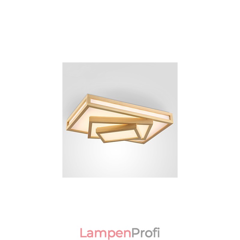 Moderne zeitgenössische Mini-Stil Malerei Holz Bambus Unterputz