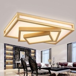 Moderne zeitgenössische Mini-Stil Malerei Holz Bambus Unterputz