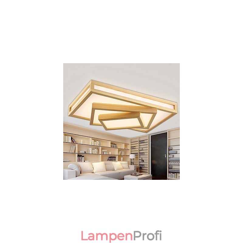Moderne zeitgenössische Mini-Stil Malerei Holz Bambus Unterputz