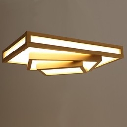 Moderne zeitgenössische Mini-Stil Malerei Holz Bambus Unterputz