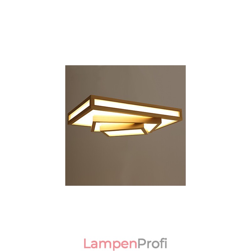 Moderne zeitgenössische Mini-Stil Malerei Holz Bambus Unterputz