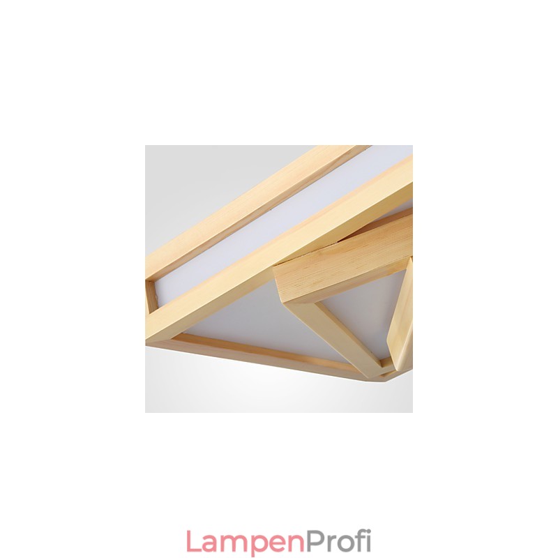 Moderne zeitgenössische Mini-Stil Malerei Holz Bambus Unterputz