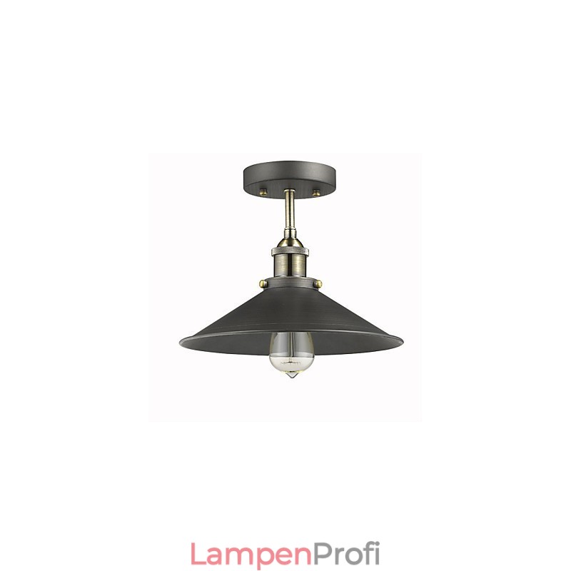 Vintage Mini Edison Deckenleuchte 1 Licht Metall Unterputzmontage