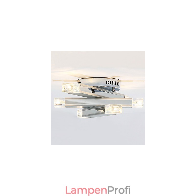 Moderne Deckenleuchte mit 6 Lichtern in schickem Design