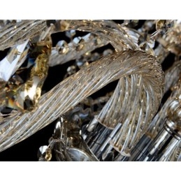 Cognac Kristall Farbe Pendelleuchte Kristall Modern Zeitgenössisch Traditionell Klassisch Retro Laterne Land