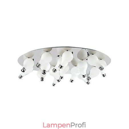 Moderne Deckenleuchte mit 12 Lichtern in runder Form (G4-Glühbirnensockel) Moderne Deckenleuchte mit 12 Lichtern in runder Form (G4-Glühbirnensockel)