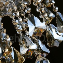 Cognac Kristall Farbe Pendelleuchte Kristall Modern Zeitgenössisch Traditionell Klassisch Retro Laterne Land