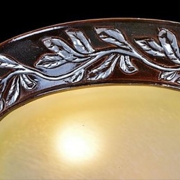 Deckenleuchte Weiß Gelb Glas Harz Silber Carving Europäischen Klassisch