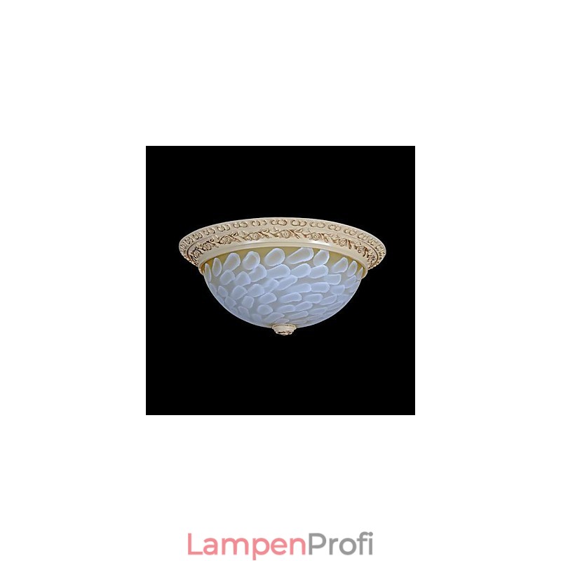 Weiße Unterputzleuchte Muster Glas Harz Gold Carving Europäischen Klassischen