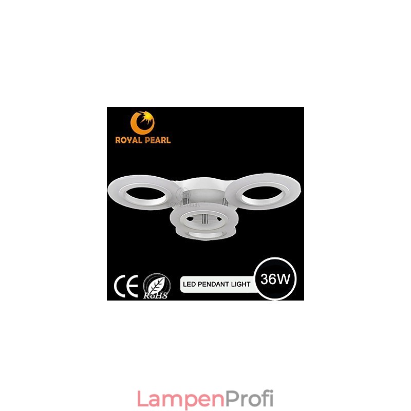 Moderne Pendelleuchte Vier Köpfe Acryl Kreis Licht