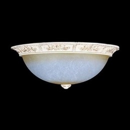 Weiße Unterputzleuchte Gelb Weiß Glas Harz Muster Carving Europäischen Klassischen