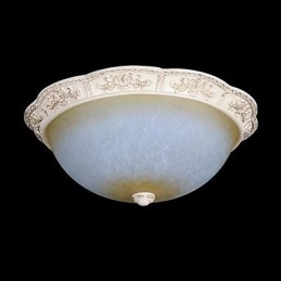 Weiße Unterputzleuchte Gelb Weiß Glas Harz Muster Carving Europäischen Klassischen