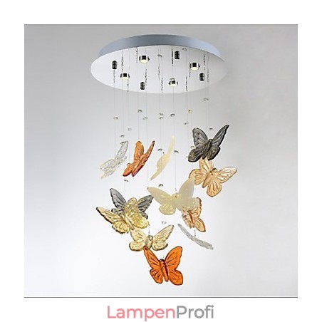 Kristalllampe Kreisförmige Schmetterlingskristalllampe 4