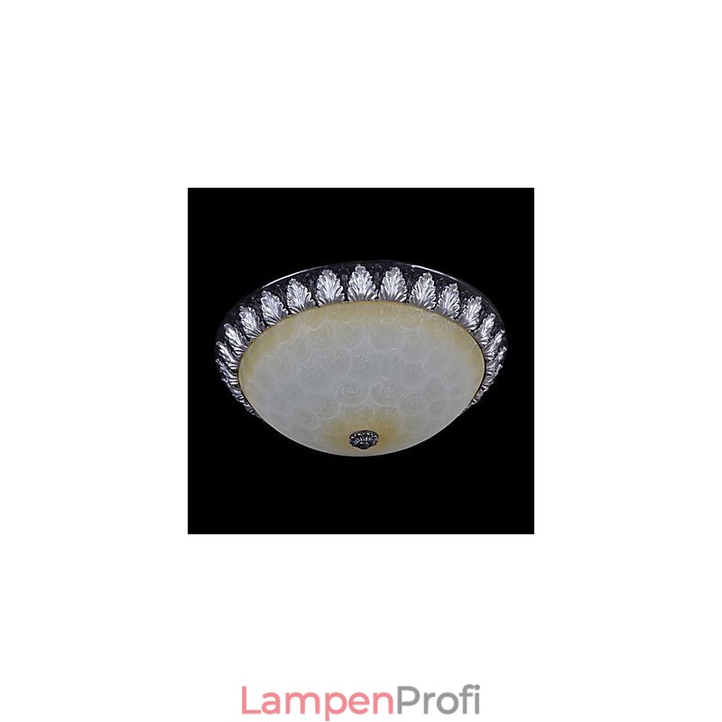 Deckenleuchte Muster Glas Harz Silber Carving Europäischen Klassischen