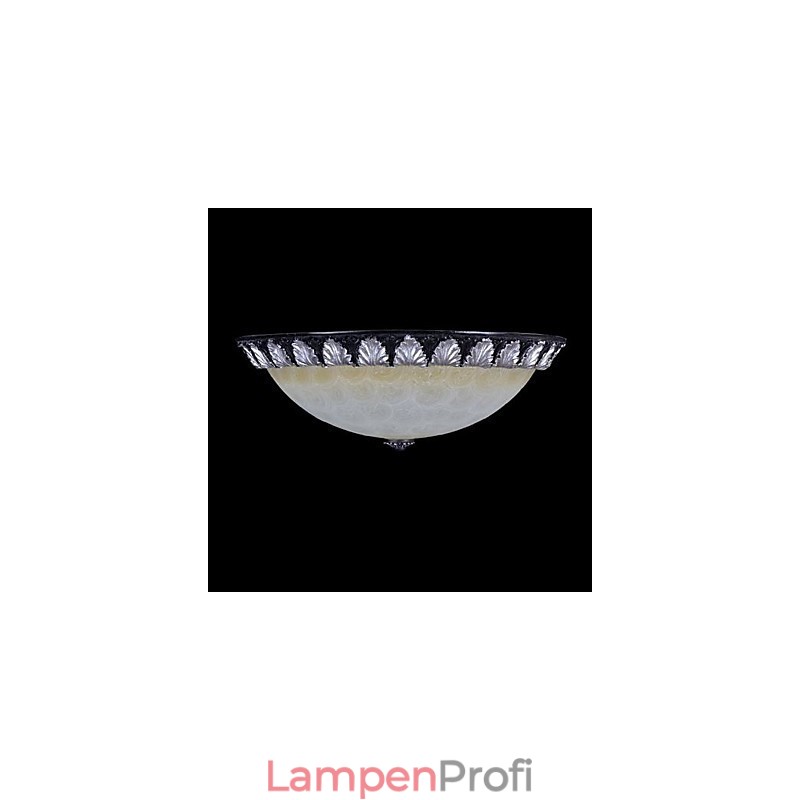 Deckenleuchte Muster Glas Harz Silber Carving Europäischen Klassischen