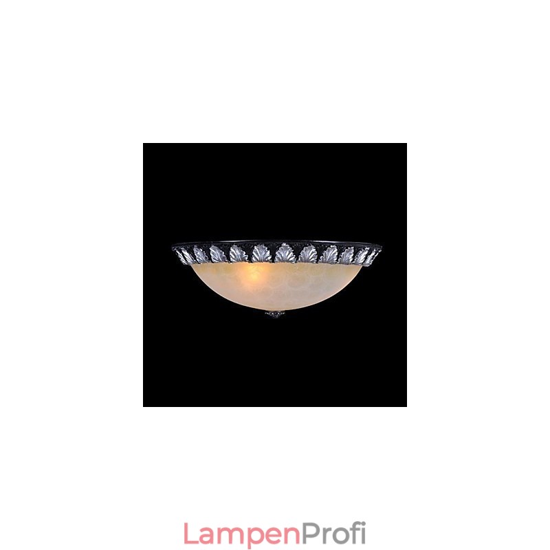 Deckenleuchte Muster Glas Harz Silber Carving Europäischen Klassischen