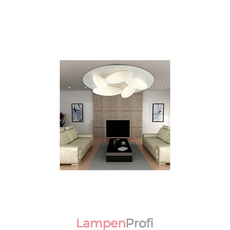 Moderne Deckenleuchte mit 5 Lichtern (G9-Glühbirnensockel)