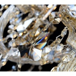 Cognac Kristall Farbe Pendelleuchte Kristall Modern Zeitgenössisch Traditionell Klassisch Retro Laterne Land