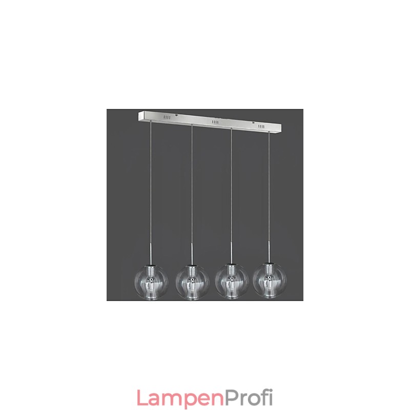Moderne zeitgenössische traditionelle klassische Chrom Metall Pendelleuchte Kinder 4 Licht Pendelleuchte