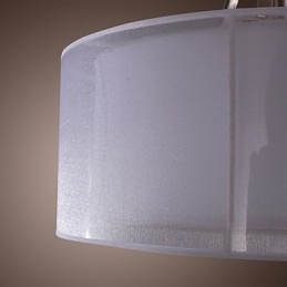 Moderne Deckenleuchte aus Acryl mit 3 Lichtern im Zylinderdesign